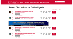 Desktop Screenshot of forums.onlinenigeria.com