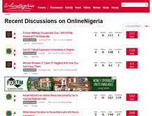 Tablet Screenshot of forums.onlinenigeria.com